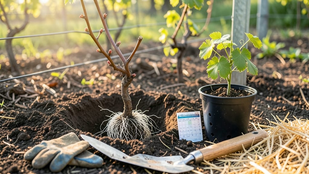 When to Plant Grapes in Indiana: Frost-Free Timeline by Variety Type