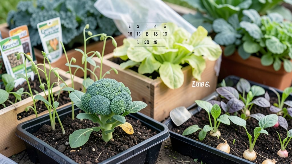 When to Plant Early Spring Vegetables in Zone 6: Exact Weeks Before Last Frost for Fast Germination