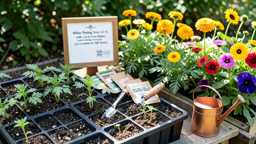 When to Plant Flower Seeds in Illinois: Spring vs Fall Deadlines by Frost Dates