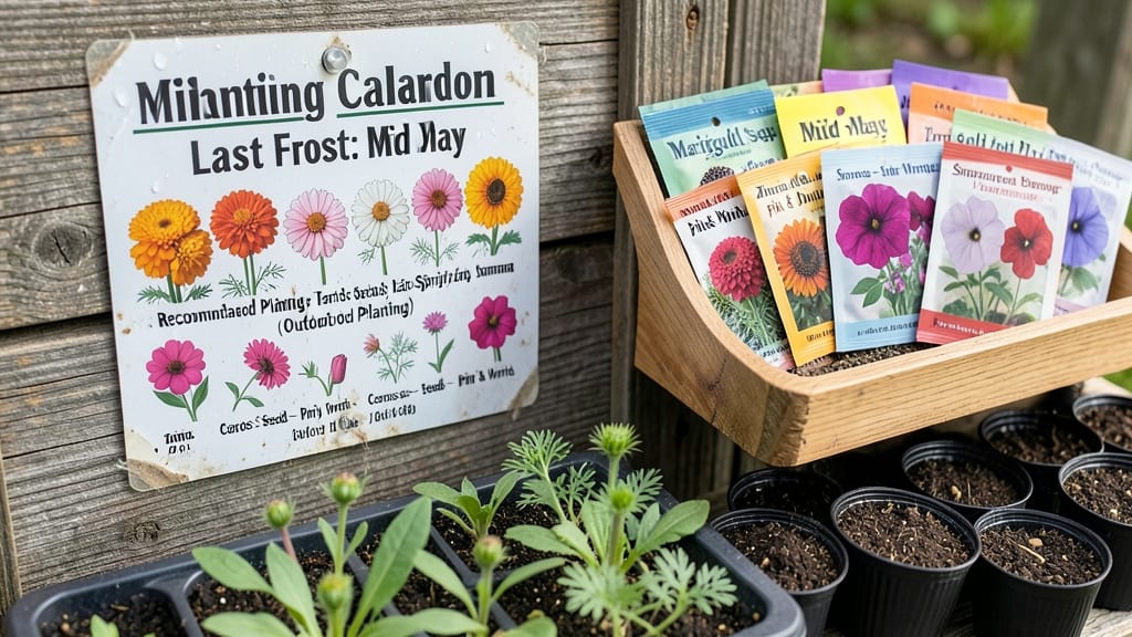 When to Plant Flower Seeds in Michigan: Frost-Free Timeline by Zone 5b/6a Varieties
